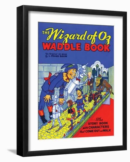 The Wizard of Oz Waddle Book-W.w. Denslow-Framed Art Print