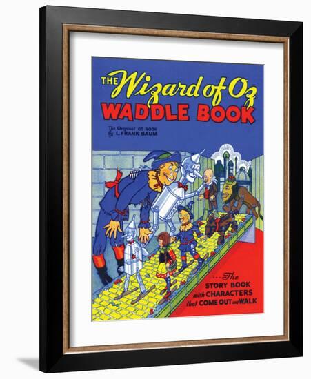 The Wizard of Oz Waddle Book-W.w. Denslow-Framed Art Print