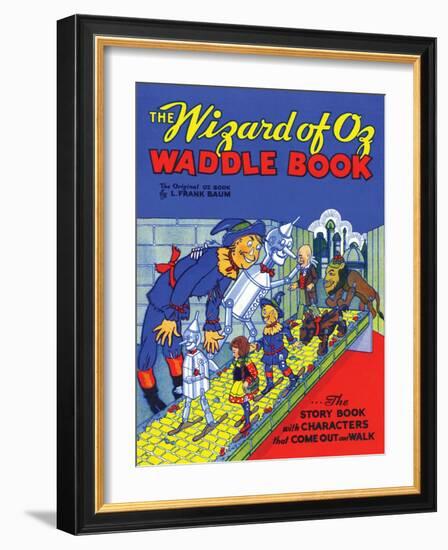 The Wizard of Oz Waddle Book-W.w. Denslow-Framed Art Print