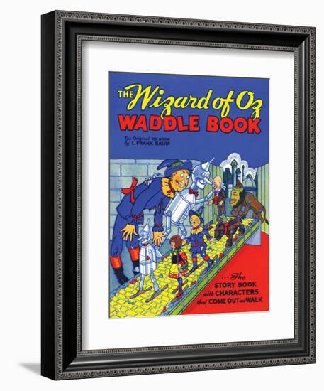 The Wizard of Oz Waddle Book-W.w. Denslow-Framed Art Print