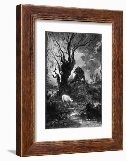 The Wolf and the Lamb-Gustave Moreau-Framed Photographic Print