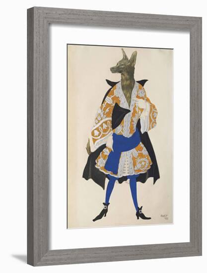 The Wolf, from Sleeping Beauty, 1921-Leon Bakst-Framed Premium Giclee Print