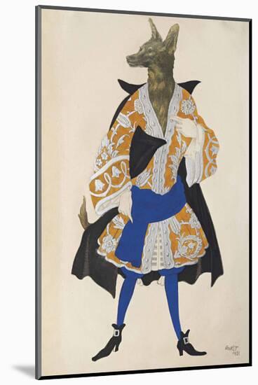 The Wolf, from Sleeping Beauty, 1921-Leon Bakst-Mounted Premium Giclee Print