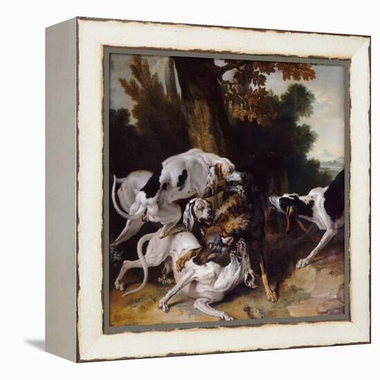 The Wolf Hunt, 1725-Jean-Baptiste Oudry-Framed Premier Image Canvas