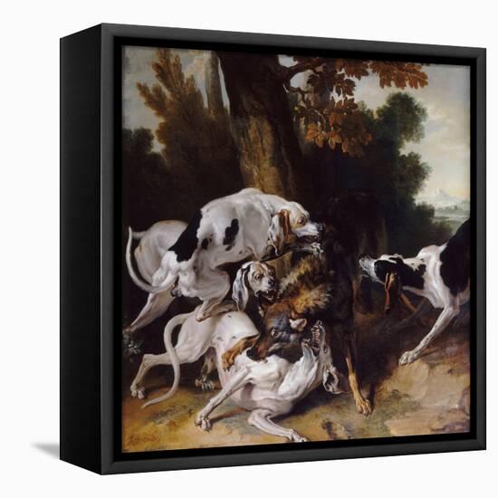 The Wolf Hunt, 1725-Jean-Baptiste Oudry-Framed Premier Image Canvas