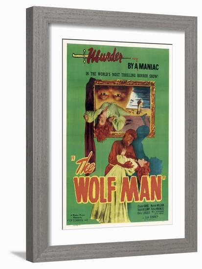 The Wolf Man, 1941-null-Framed Giclee Print