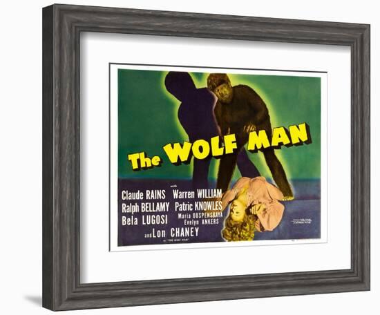 The Wolf Man, 1941-null-Framed Art Print