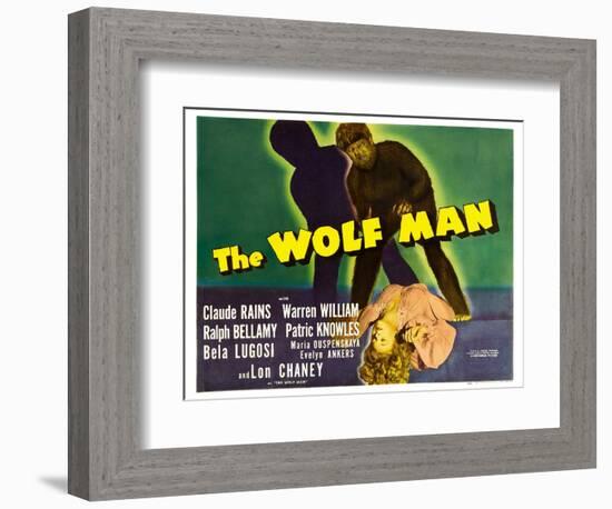 The Wolf Man, 1941-null-Framed Art Print