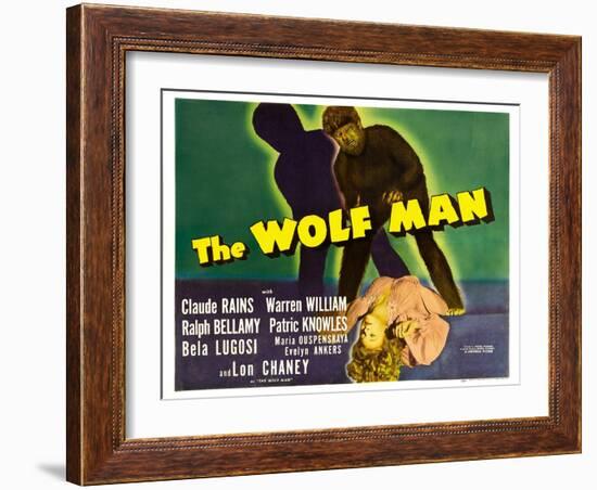 The Wolf Man, 1941-null-Framed Art Print