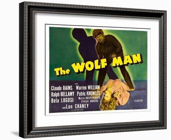 The Wolf Man, 1941-null-Framed Art Print