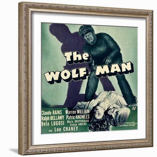 The Wolf Man, 1941-null-Framed Art Print