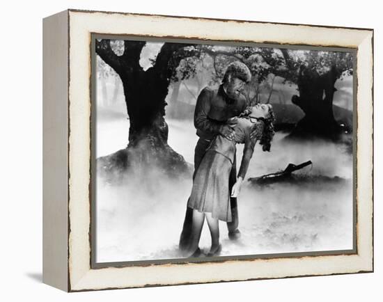 The Wolf Man, Lon Chaney Jr., Evelyn Ankers, 1941-null-Framed Stretched Canvas