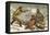 The Wolf - 'The Noble Sacrifice'-Johann Baptist Zwecker-Framed Premier Image Canvas