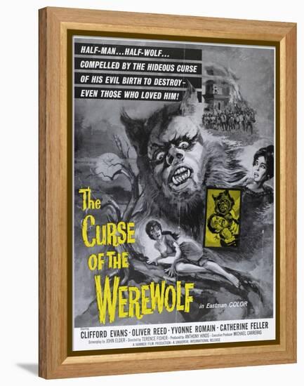 The Wolfman, 1961, "The Curse of the Werewolf" Directed by Terence Fisher-null-Framed Premier Image Canvas