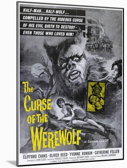 The Wolfman, 1961, "The Curse of the Werewolf" Directed by Terence Fisher-null-Mounted Giclee Print