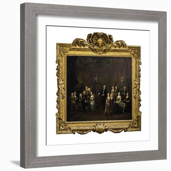 The Wollaston Family, 1730-William Hogarth-Framed Giclee Print