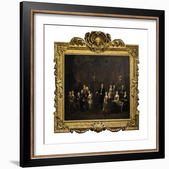 The Wollaston Family, 1730-William Hogarth-Framed Giclee Print