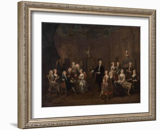 The Wollaston Family, 1730-William Hogarth-Framed Giclee Print