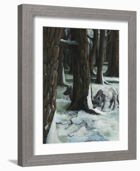The Wolves-Jamin Still-Framed Giclee Print