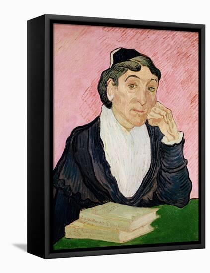 The Woman from Arles-Vincent van Gogh-Framed Premier Image Canvas