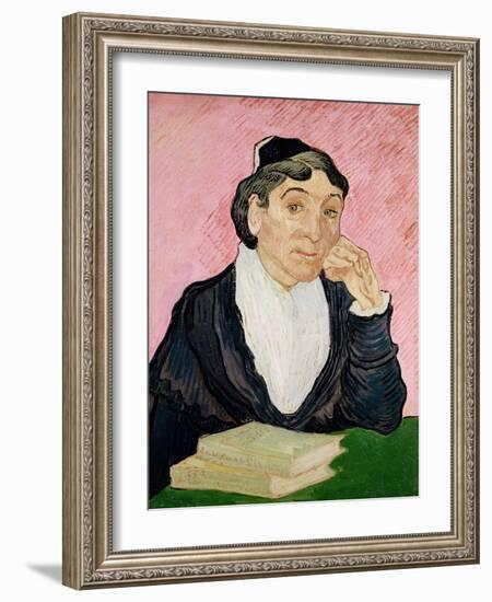 The Woman from Arles-Vincent van Gogh-Framed Giclee Print