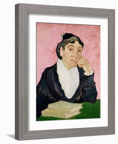 The Woman from Arles-Vincent van Gogh-Framed Giclee Print
