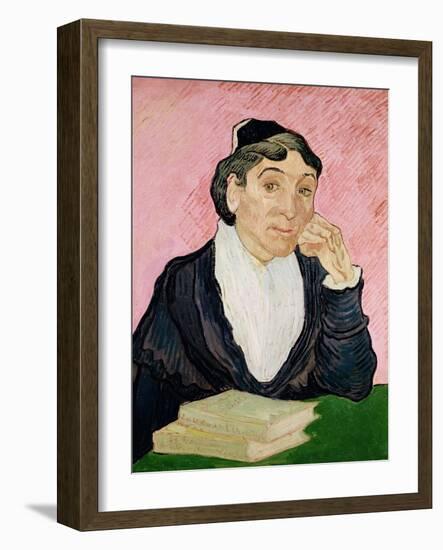 The Woman from Arles-Vincent van Gogh-Framed Giclee Print