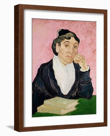 The Woman from Arles-Vincent van Gogh-Framed Giclee Print