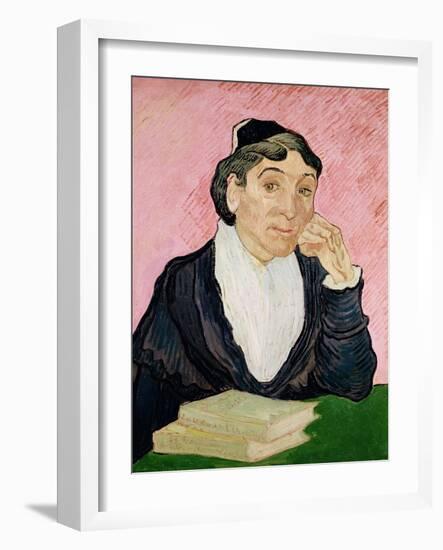 The Woman from Arles-Vincent van Gogh-Framed Giclee Print