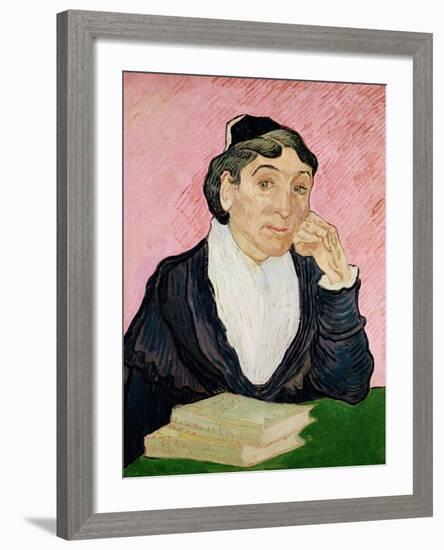 The Woman from Arles-Vincent van Gogh-Framed Giclee Print