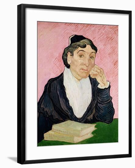 The Woman from Arles-Vincent van Gogh-Framed Giclee Print