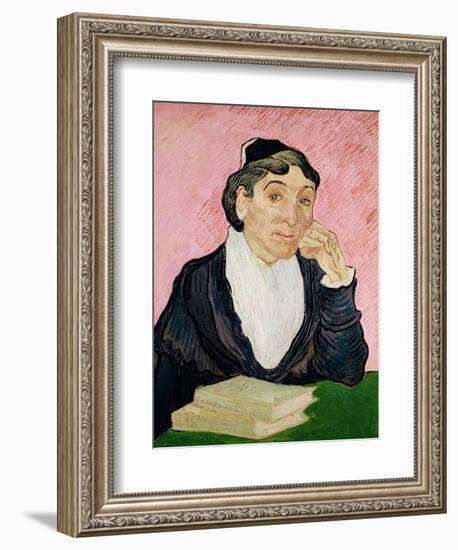 The Woman from Arles-Vincent van Gogh-Framed Giclee Print