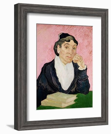 The Woman from Arles-Vincent van Gogh-Framed Giclee Print