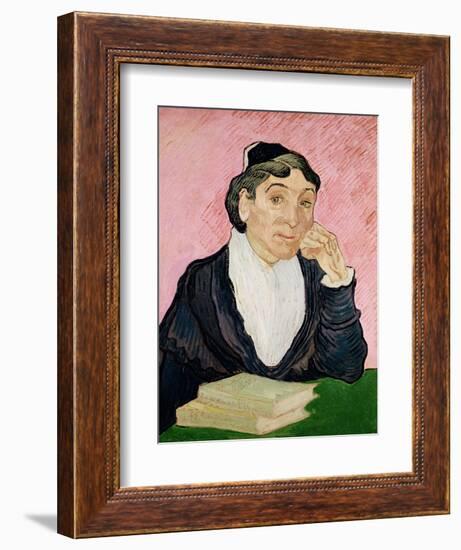 The Woman from Arles-Vincent van Gogh-Framed Giclee Print