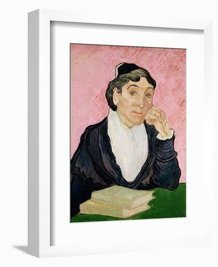 The Woman from Arles-Vincent van Gogh-Framed Giclee Print