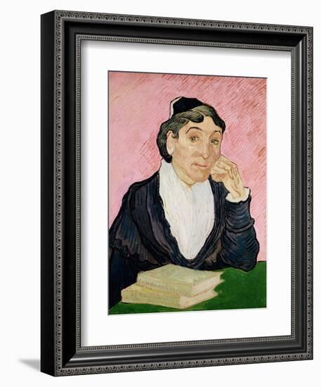 The Woman from Arles-Vincent van Gogh-Framed Giclee Print