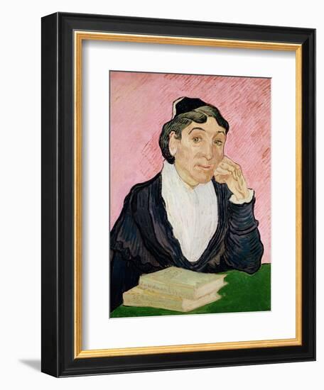 The Woman from Arles-Vincent van Gogh-Framed Giclee Print