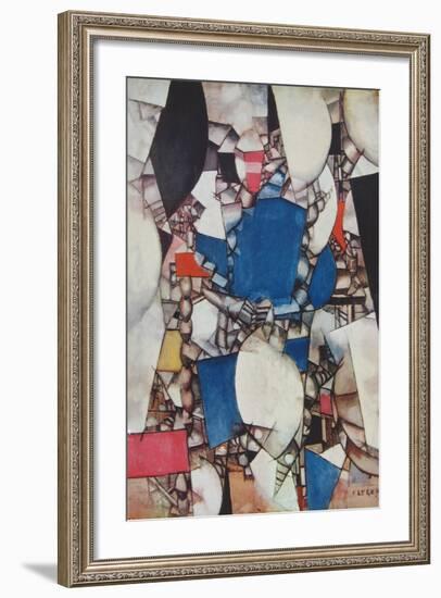 The Woman in Blue-Fernand Leger-Framed Collectable Print