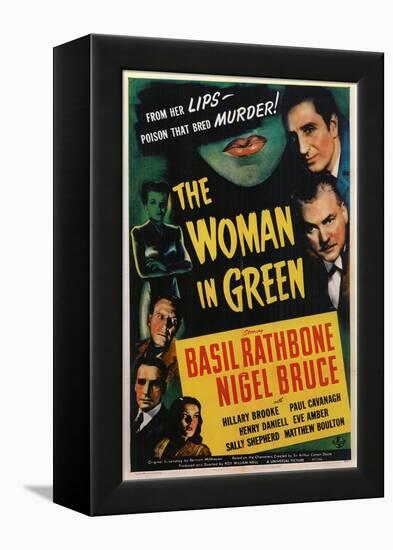 The Woman in Green, 1945-null-Framed Stretched Canvas