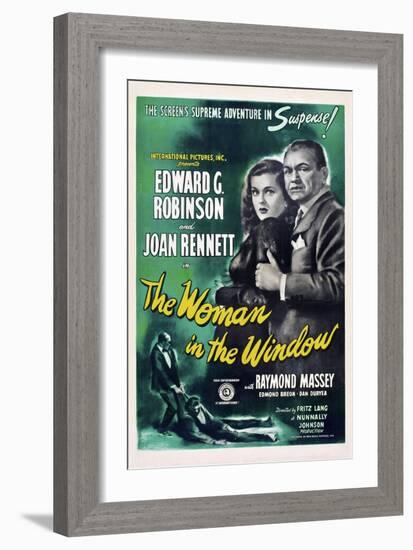 The Woman in the Window [1944], Directed by Fritz Lang.-null-Framed Giclee Print