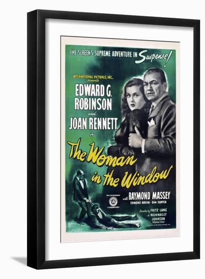 The Woman in the Window [1944], Directed by Fritz Lang.-null-Framed Giclee Print