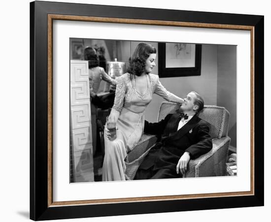 The Woman In The Window, Joan Bennett, Dan Duryea, 1944-null-Framed Photo