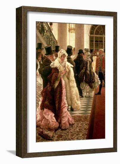 The Woman of Fashion (La Mondaine), 1883-5-James Tissot-Framed Giclee Print