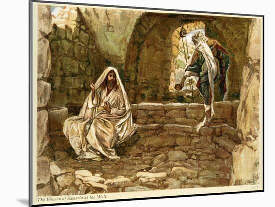 The Woman of Samaria at the Well - St John - Bible-James Jacques Joseph Tissot-Mounted Giclee Print