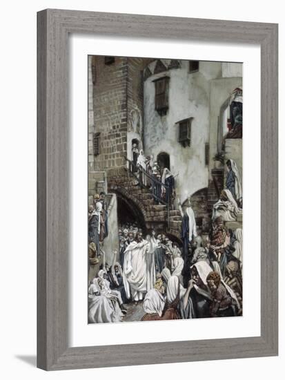 The Woman Who Lifted Up Her Voice-James Jacques Joseph Tissot-Framed Giclee Print