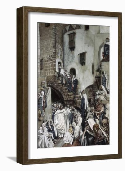 The Woman Who Lifted Up Her Voice-James Jacques Joseph Tissot-Framed Giclee Print