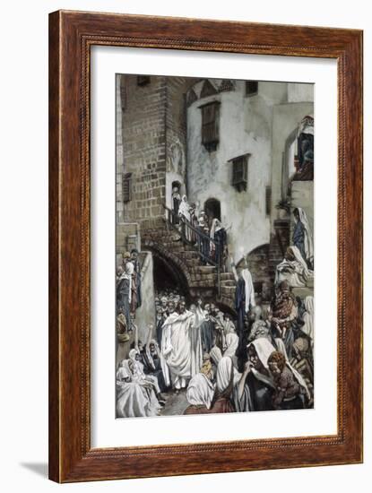 The Woman Who Lifted Up Her Voice-James Jacques Joseph Tissot-Framed Giclee Print