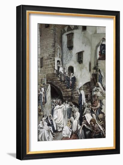 The Woman Who Lifted Up Her Voice-James Jacques Joseph Tissot-Framed Giclee Print