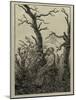 The Woman with the Cobweb Between Bare Trees-Caspar David Friedrich-Mounted Giclee Print