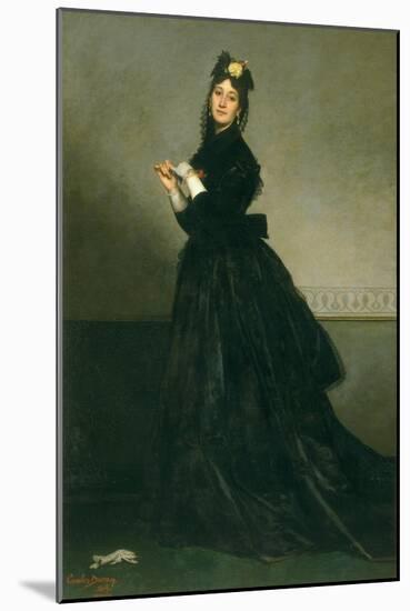 The Woman with the Glove, 1869-Charles Émile Carolus-Duran-Mounted Giclee Print